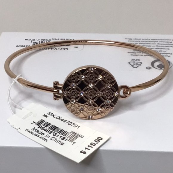 NIB- Michael Kors Women's Heritage Crystal Bracelet - Picture 2 of 2